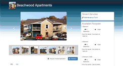 Desktop Screenshot of beachwoodapartments.net